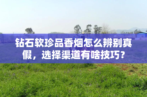 钻石软珍品香烟怎么辨别真假，选择渠道有啥技巧？